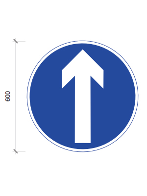 Safety Signs-Ahead only
